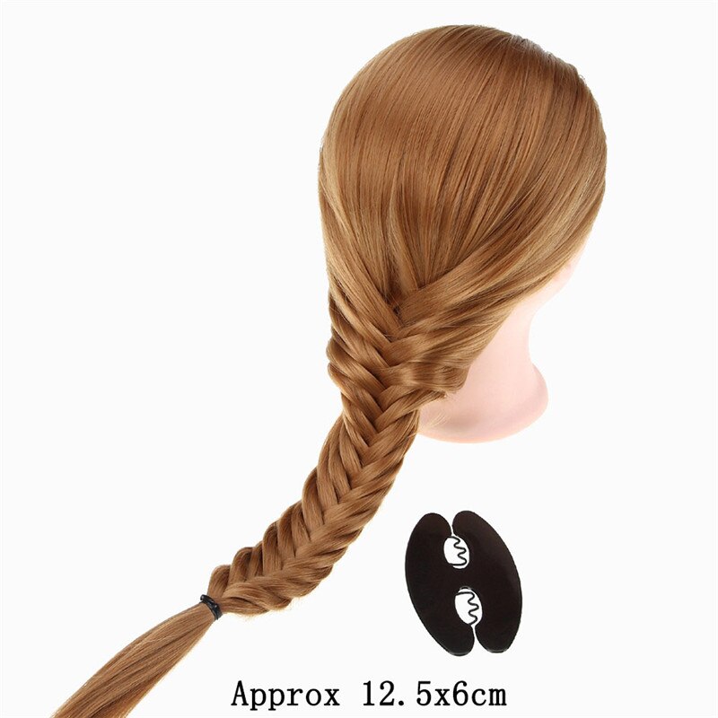 9 stilarter populære kvinder damer fransk hår fletningsværktøj hjemmebrug væv rullefletter kvindeligt hår hår twist maker tilbehør: D