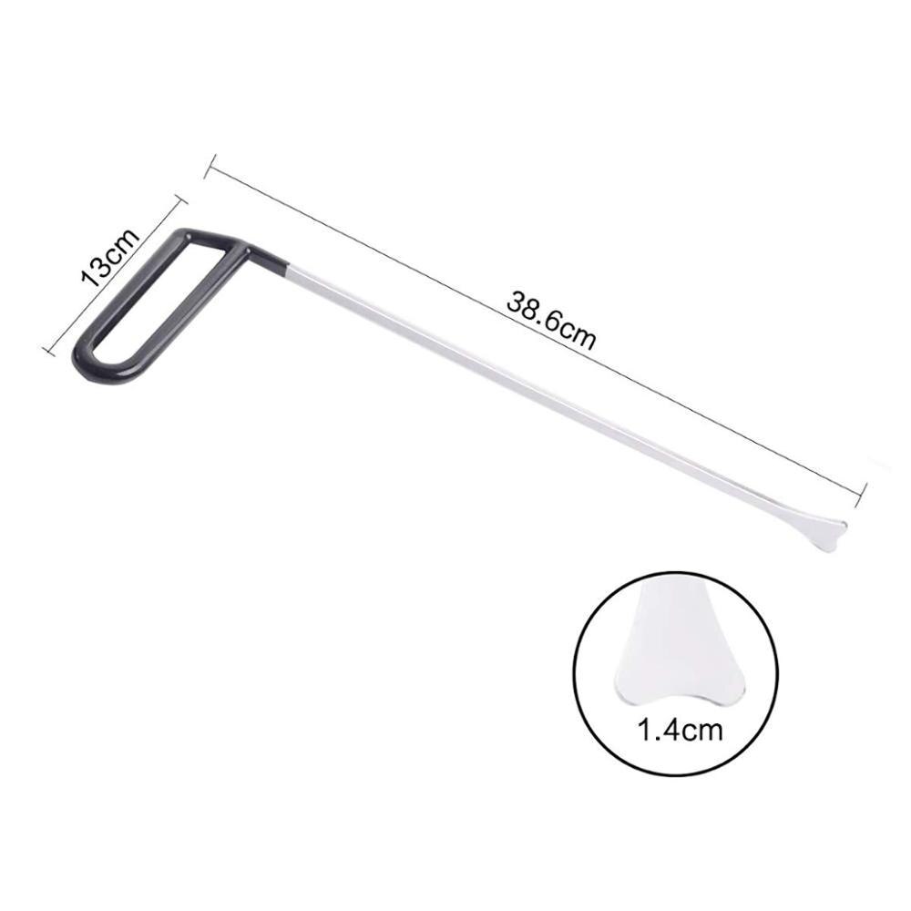 PDR tools Paintless Dent Removal Tools PDR Fish Tail Style Rods with S Hook Kits for Door Dings Hail Easy to Operate Repair set: package 2