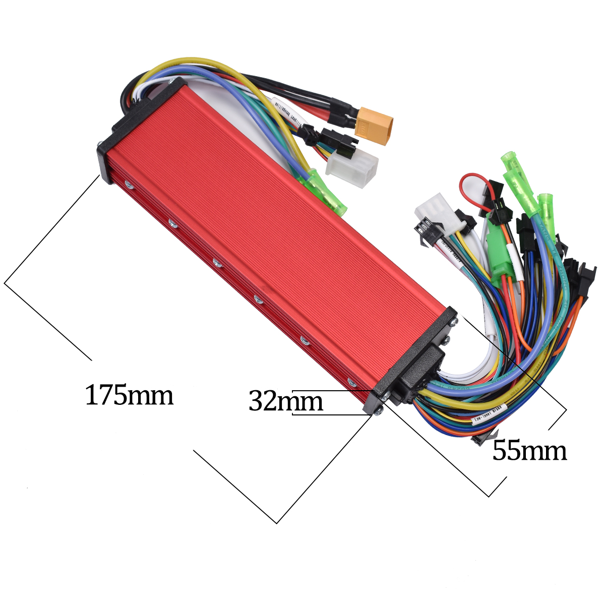 JRAHK 350W-2000W BLDC Controller Dual Drive Square Wave Electric Bicycle Controller 36V-60V Dual Mode Electric Scooter Accessori