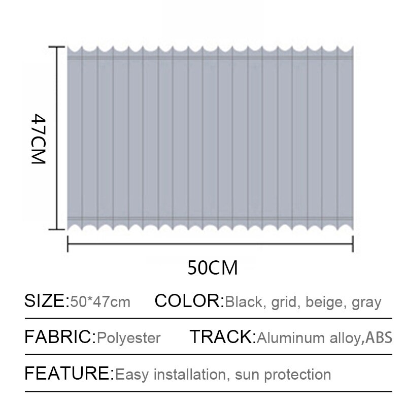 2pcs Car Anti-UV Side Window Curtain Auto Windows Sun Shade Curtain Cars Anti Glare Front Rear Window Sunshades Easy to Install