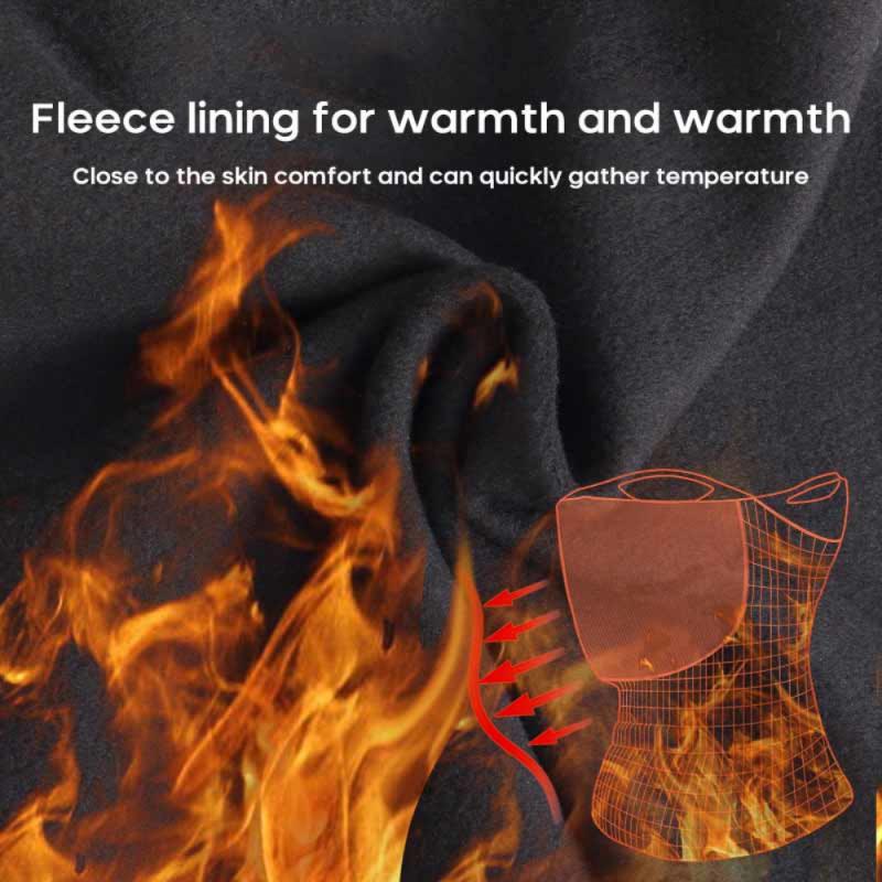 Winter Cycling Face Mask Warm Fleece Windproof Masks Scarf Men's Sports Bike Headband Neck Guard Running Warmth Soft Faces Towel