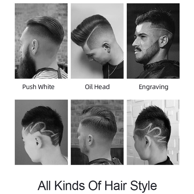 Hair Clippers Barber Haircut Cutter Rechargeable Razor Trimmer Adjustable Cordless Edge Grooming Kit for Men