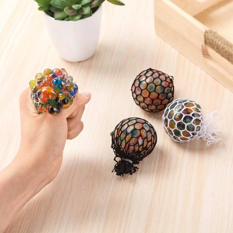 1 Pc Stemming Squeeze Relief Druif Bal Speelgoed Decompressie Knijpen Stress Relief Speelgoed
