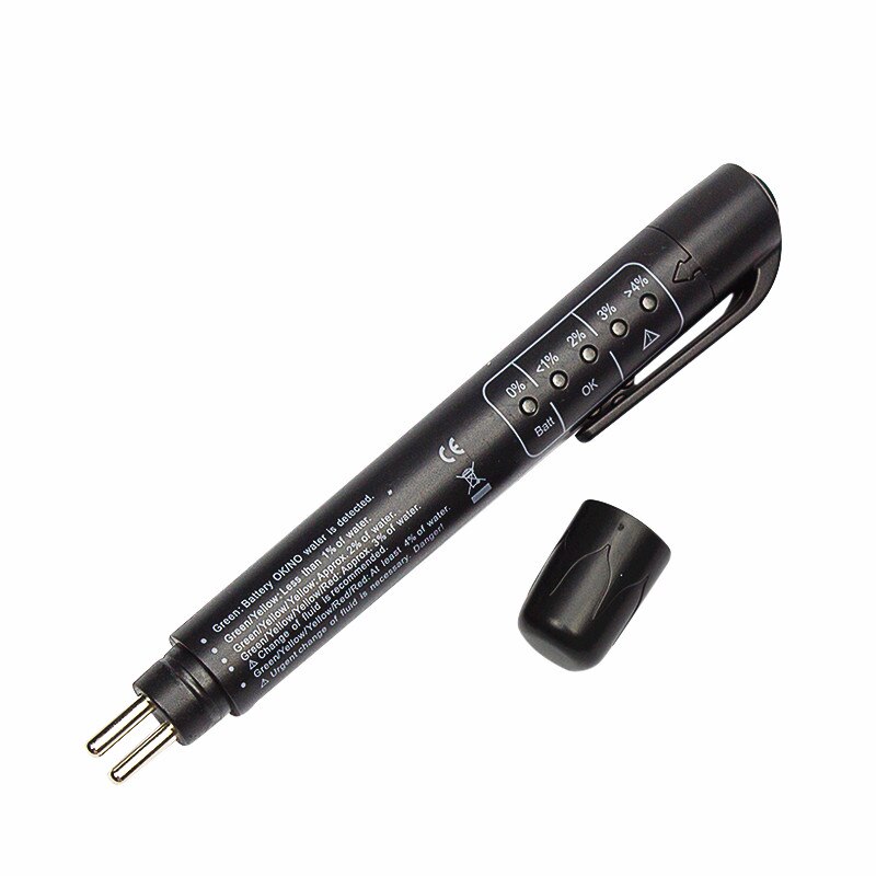 Brake Fluid Tester Pen Brake Liquid Tester 5 Leds Brake Testing Pen Auto Brake Accurate Oil Check pen for DOT3/DOT4/DOT5