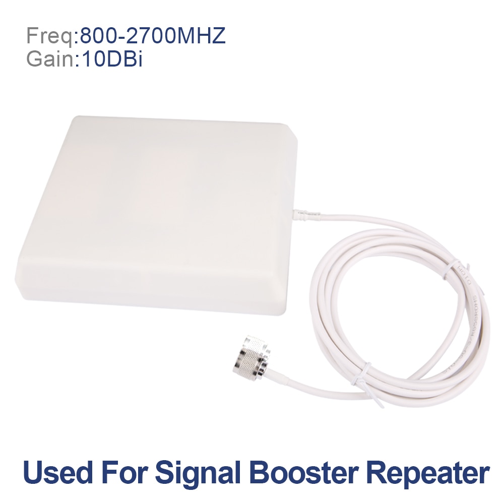 800~2700MHz 10dBi Indoor Panel Antenna Dual Band Antena Externa 2g 3g 4g Modem Antenna Gsm Antenna Lte For Modem Repetidor