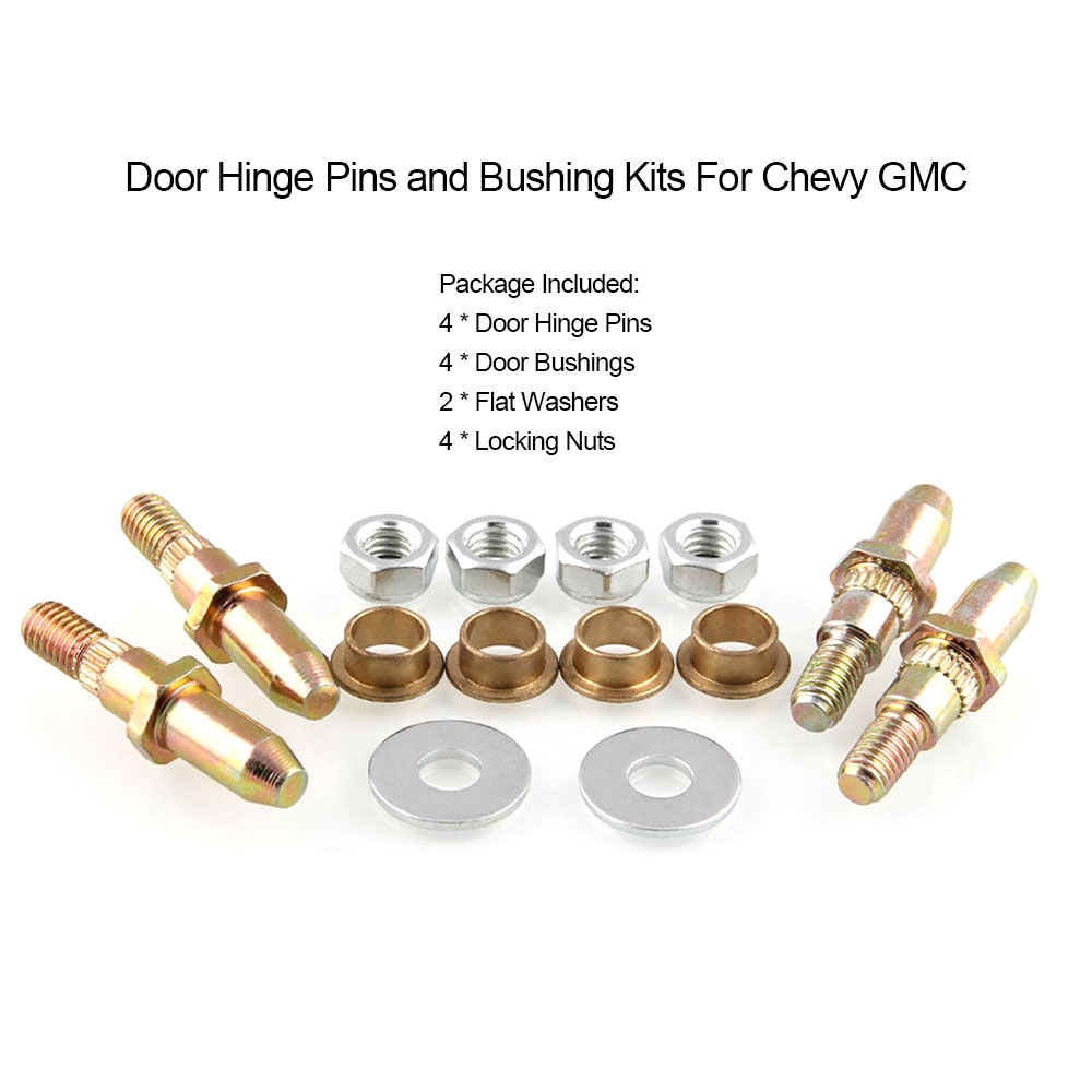 Door Hinge Pin and Bushing Kits For Chevy GMC