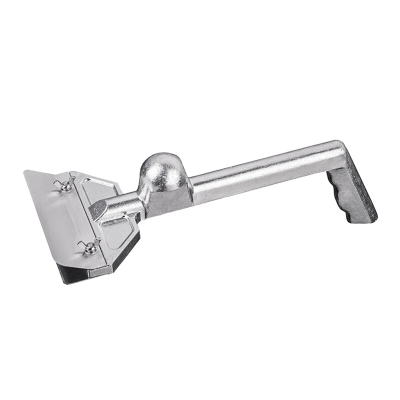 Outdoor Grill Scrapers, Casting Aluminum Commercial Griddle Scraper and 5 Blades and Small Slant Edge Grill Scraper
