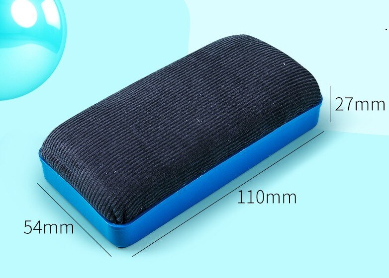 1PC magnetyczna tablica flanelowa gumka plastikowa znacznik biała tablica oczyszczacz tablica wytrzeć biuro szkoła dostawa artykułów piśmienniczych: losowy kolor