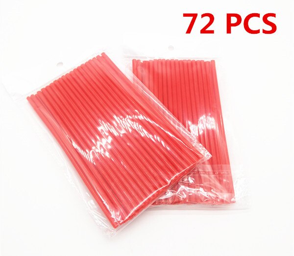 72pcs Motorcycle Wheel Spoke Cover Rim Protector Wrap for KTM 250EXC-R 300XC-W 300EXC 300XC: red-72