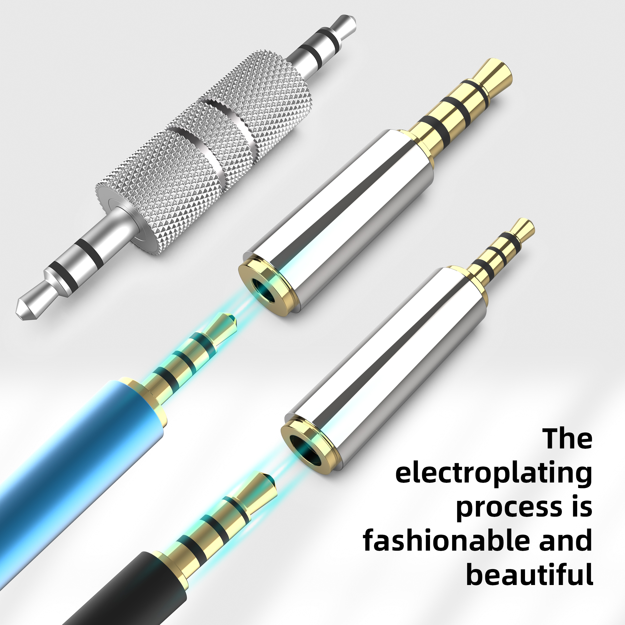 3,5/2,5 mm mannelijk naar 2,5/3,5 mm vrouwelijk jack stereo connector koppeling adapter audiokabel verlenging voor MP3 DVD hoofdtelefoon auto.