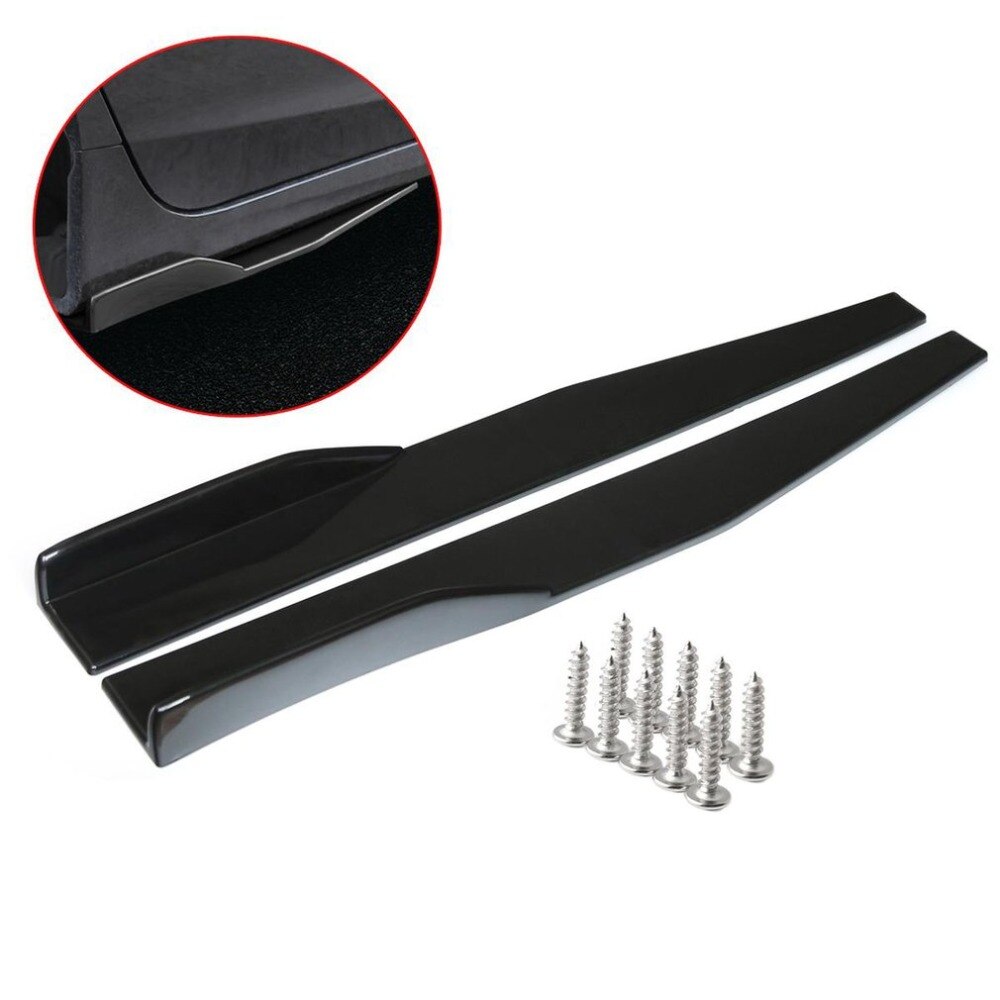 Difusor Universal de alas para falda lateral de coche, divisores de cohete, accesorios para automóvil , 74,5 cm