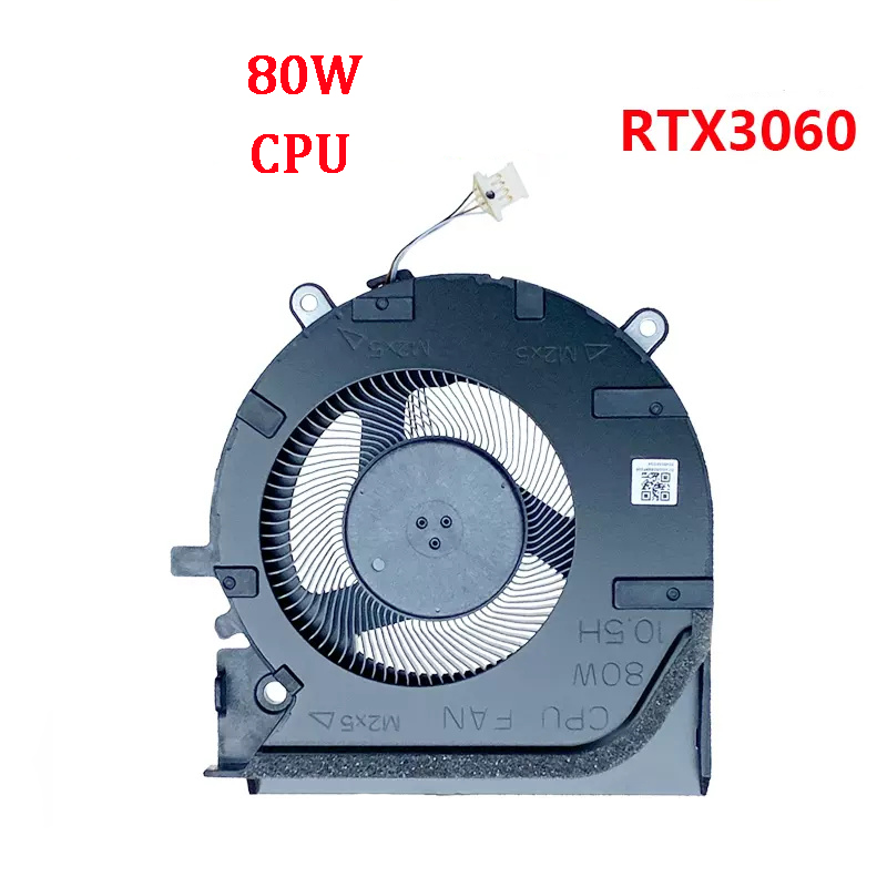 ventilador de refrigeración genuino para CPU de ordenador portátil GPU para HP Victus 7/8 16-D 16-E TPN-Q263 Q264 M75721 M75723 M7572: Grey