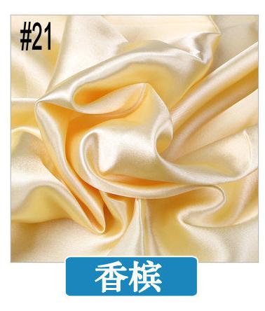 Tecido – tissu en Satin Polyester chinois, longueur 1 mètre largeur 1.45 mètre, bon marché pour mariage bricolage, bleu rose rouge or violet: 21