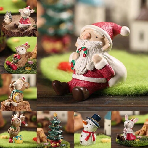 Fish Tank Aquarium Ornament Resin Crafts Christmas Landscaping Decor