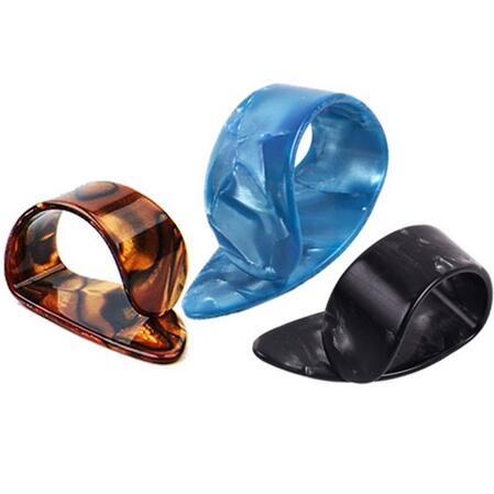 Cunas para dedos de guitarra acústica eléctrica, púas, ukelele, anillo para pulgar, índice, prevención del dolor, cuna para dedo
