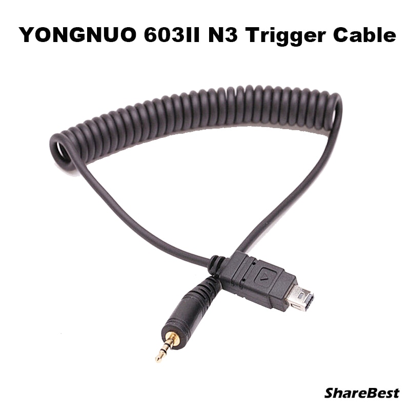 YongNuo LS-2.5 Auslöser KABEL RF-603 N3 kabellos Blitz Abzug Kabel für Nikon D600 D610 D90 D5000 D5100 D5200 D5300 D7000 D7200