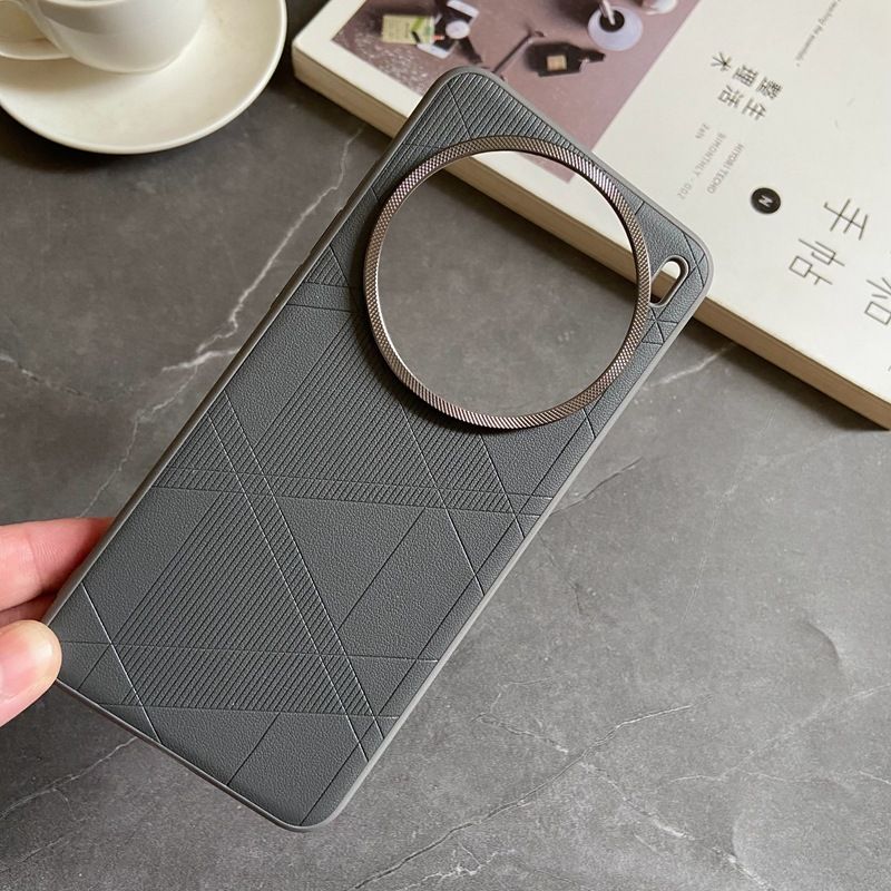 Para VIVO X200 Pro funda de lujo de cuero PU mate diamante comprobar funda protectora trasera para VIVO X200Pro Mini X100S Pro X100 Ultra