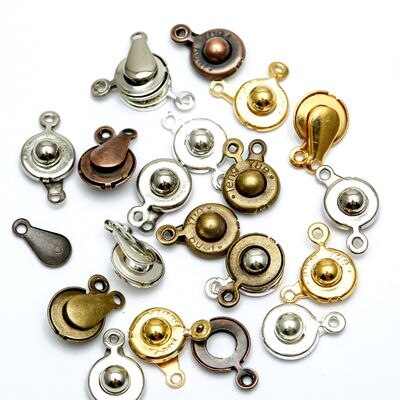 30 Sets 15X8 Mm Snap Sluitingen Voor Armbanden Ketting Sieraden Maken Sluiting Haken Connector Charms Diy Accessoires: Mixed