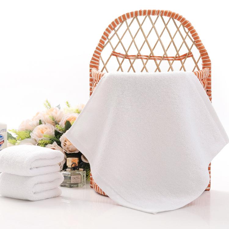 Lot de 10 serviettes pour le visage, bon marché, blanches, en coton, pour la cuisine, les jardins d&#39;enfants, les hôtels, les restaurants
