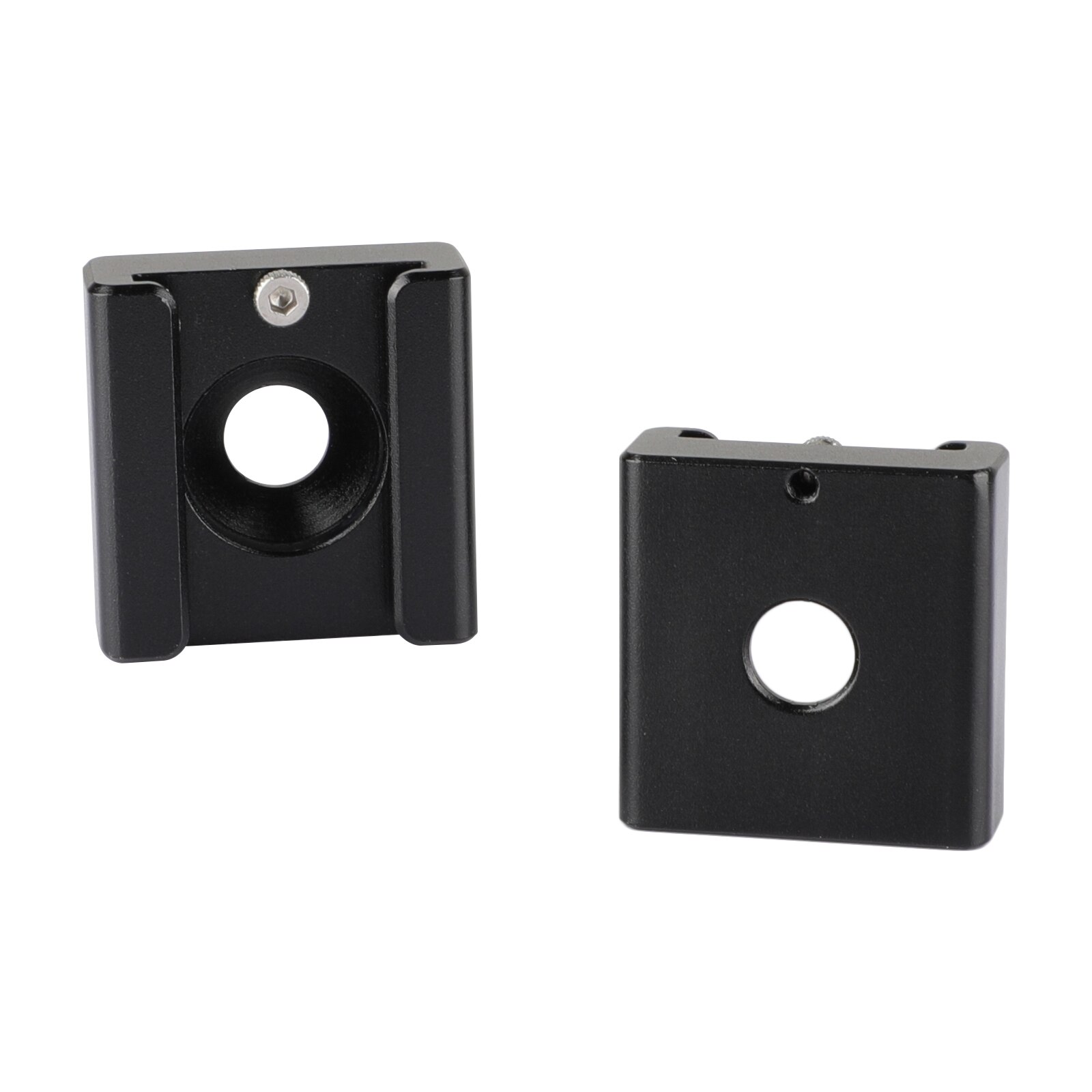 CAMVATE 2x1/4&quot; Cold Shoe Mount for Blackmagic DSLR Rig Video Light Cinema Camera Cage