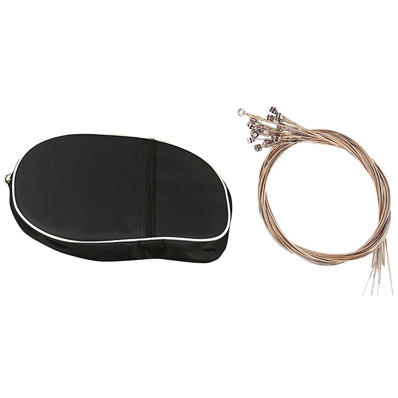 Sac de rangement pour instruments de musique, 1 pièce, sacs à main pour harpe Lyre et 1 ensemble d&#39;accessoires pour cordes Lyre
