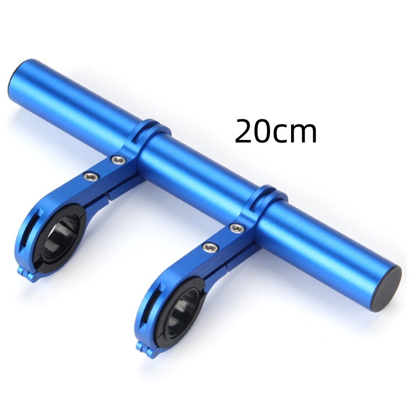 Extensor de manillar de patinete eléctrico, soporte de montaje de luz de bocina, adaptador elevador de manillar, lámpara de bicicleta, accesorios de linterna: Gris claro