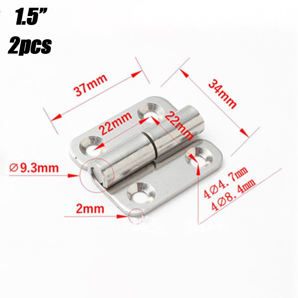 2pcs Detachable Hinge Slip Joint Flag Lift Off Detachable Door Stainless Steel Home Improvement Furniture Supllies Household Har
