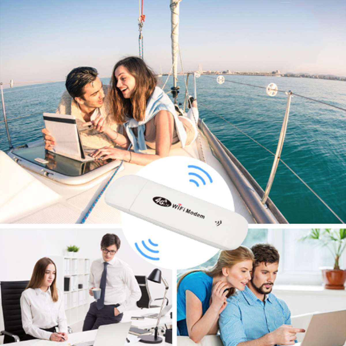 Wireless WiFi Router 150Mbps USB Modem Wireless Broadband Mobile-Hotspot LTE 3G/4G Entsperren Dongle mit SIM Slot Stick Datum Karte