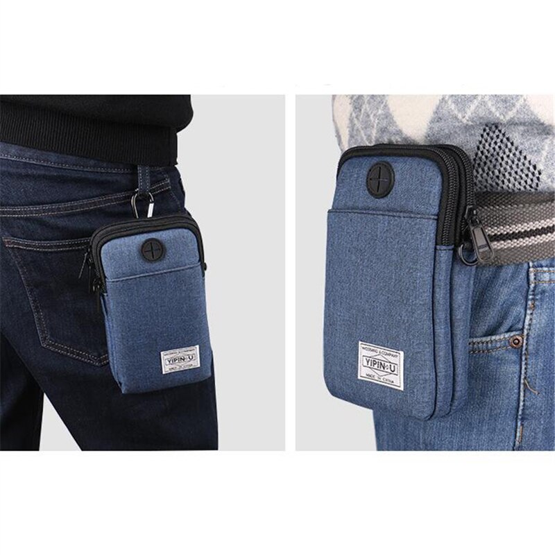 Crossbody étanche sac de rangement de documents accroché des deux côtés multifonction sacs décontractés