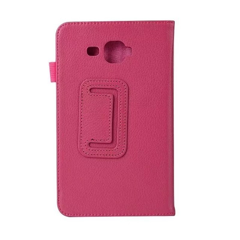 For Samsung Galaxy Tab A A6 7.0 SM-T280 SM-T285 Stand PU Leather Flip Smart Magnetic Cover Case For Samsung T280 T285 shell +pen: rose red