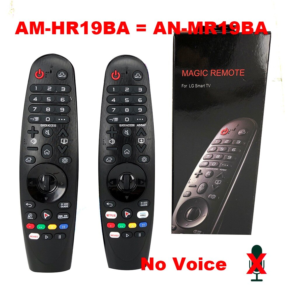 Een -mr19ba uur 's ochtends -hr19ba akb 75635305 no voice magic afstandsbediening voor  lg 4k uhd smart tv model  um7000 plc  um7400 an mr19ba