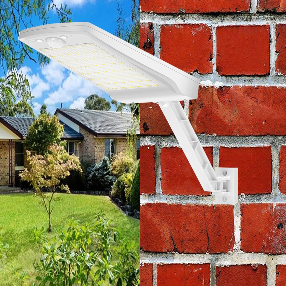 56 led zonne-energie buitenlamp op zonne-energie, waterdicht, met pir-sensor, straatverlichting, wandlamp voor in de tuin