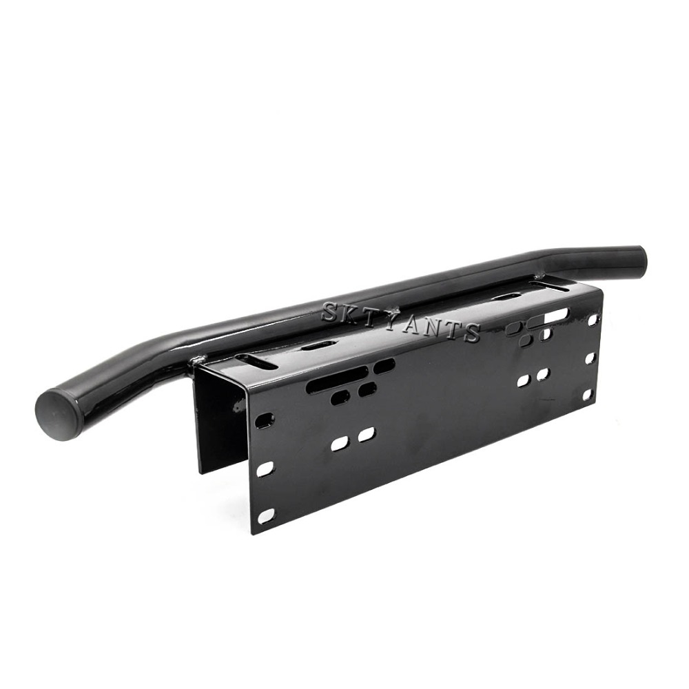 Universele Nieuw Front Bull Bar Bumper Houder, nummerplaat Frame Montagebeugel voor Offroad Lichten Bar LED SUV Truck Pickup