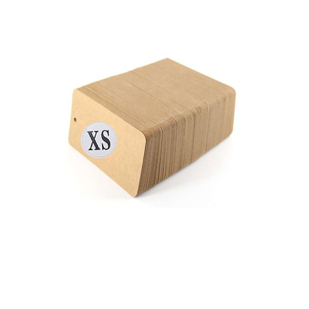Etiquetas de tamaño autoadhesivas de papel para ropa, zapatos, tamaño, etiqueta adhesiva, tamaño Xs/S/M/L/Xl