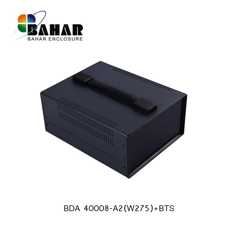 Iron enclosures for electronics project box DIY junction box iron amplifier enclosure housing instrument case with handle