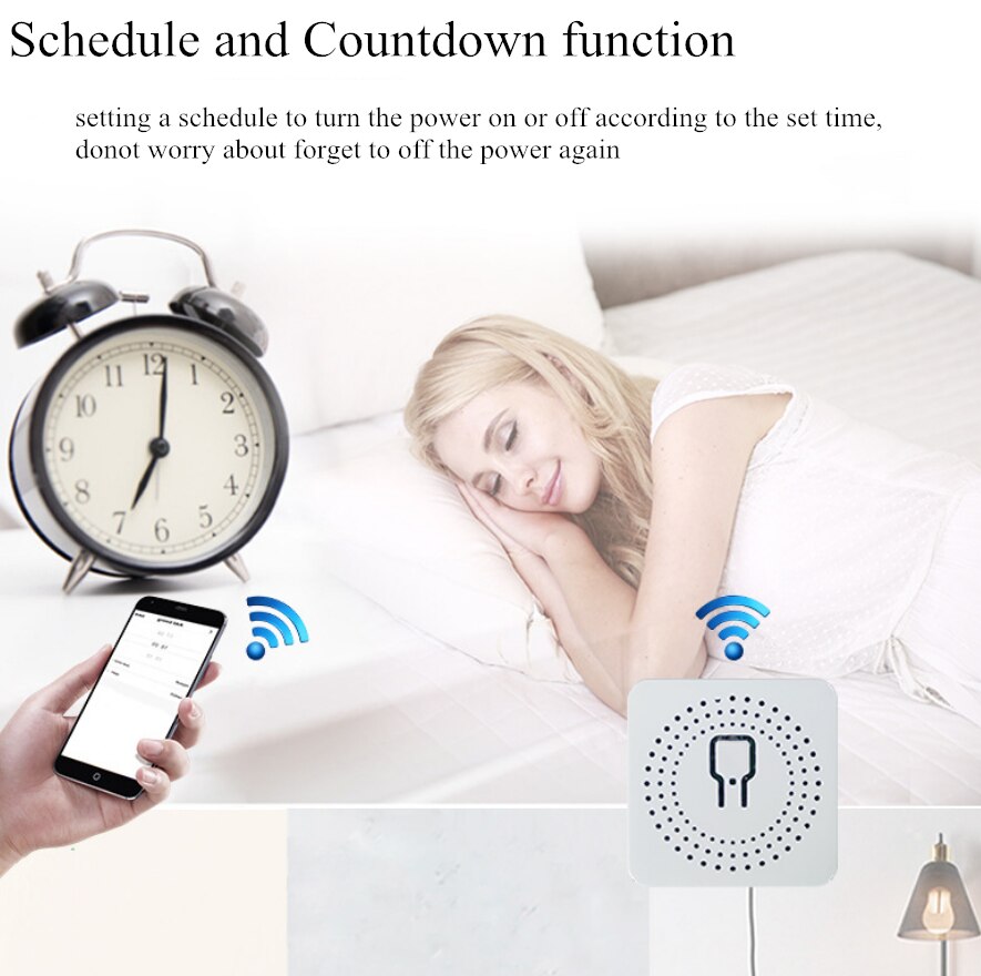 Mini Smart Zigbee Schakelaar 16A Smart Home Automation Module Werkt Met Alexa Google Thuis Slimme Leven App Ondersteunt 2 Manier controle