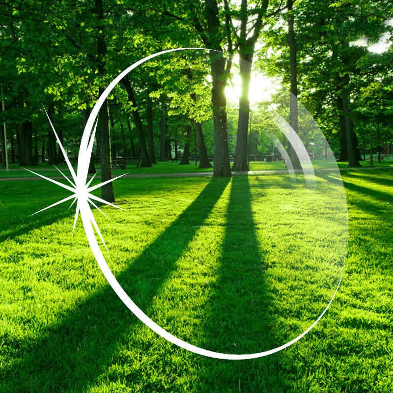 Asferische glazen op sterkte anti-blue-ray bijziendheid optische glazen glazen hars fotochromatische progressieve glazen