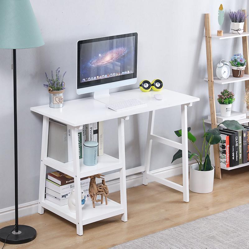 Opslag Computer Computer Bureau Werkstation 2-Shelve Opslag Studie... – Grandado