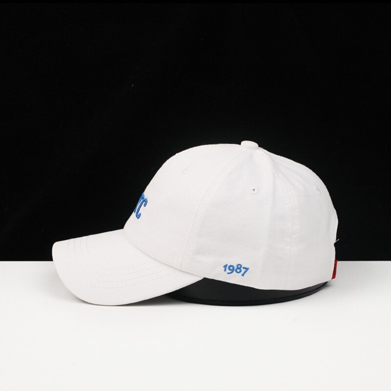 Stil forår efterår bomuld unisex york brev brodere enkel lethed match street par solcreme baseball cap
