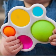 Kreative Einfache Dimple Zappeln Spielzeug Für Kinder Erwachsene Popit Fett Gehirn Spielzeug Druckabbau Bord Dekompression Spielzeug антистресс