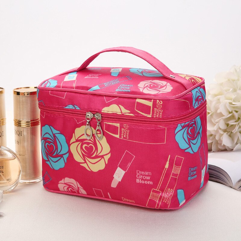 Bolsa Neceser multifuncional de viaje para cosméticos, bolsa de almacenamiento de gran capacidad, simple bolsa de limpieza y belleza impermeable, organizador de maquillaje: 02