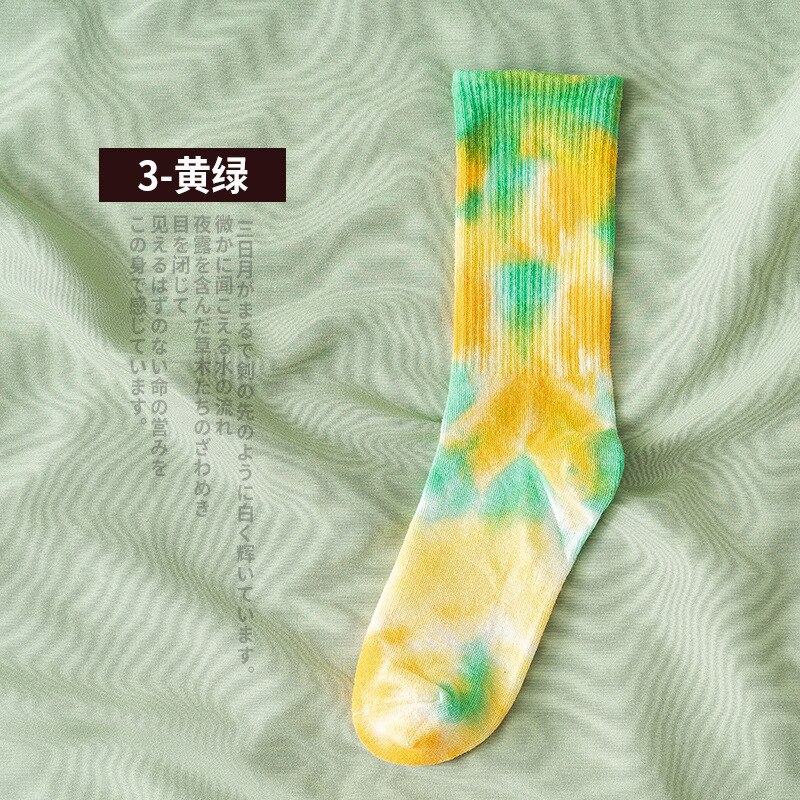 Calcetines largos de algodón para hombre y mujer, calcetín de estilo urbano, baloncesto, skate, Hip hop, novedad: 3