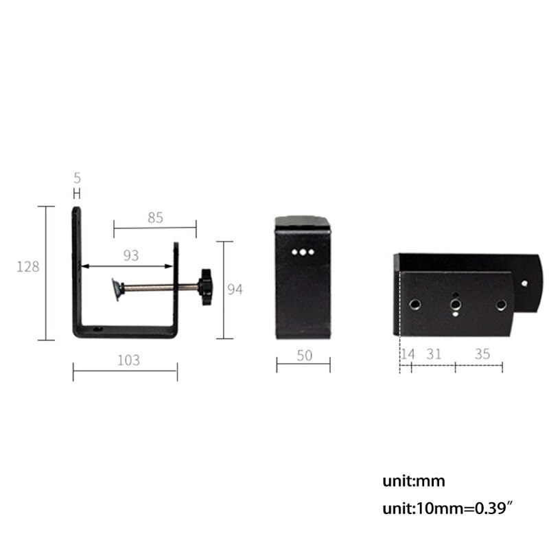 Premium Verstelbare Werk Oppervlak Montagebeugel Opwaaiveer, Kleine Apparatuur Cantilever Beugel 95AF