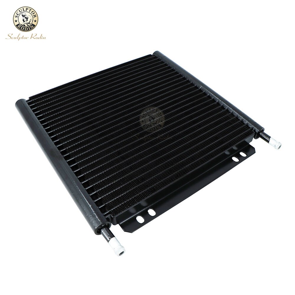 Oil Cooler Aluminum Transmission Oil Cooler 26Row Automatic Stacked Plate Oil Cooler Radiator