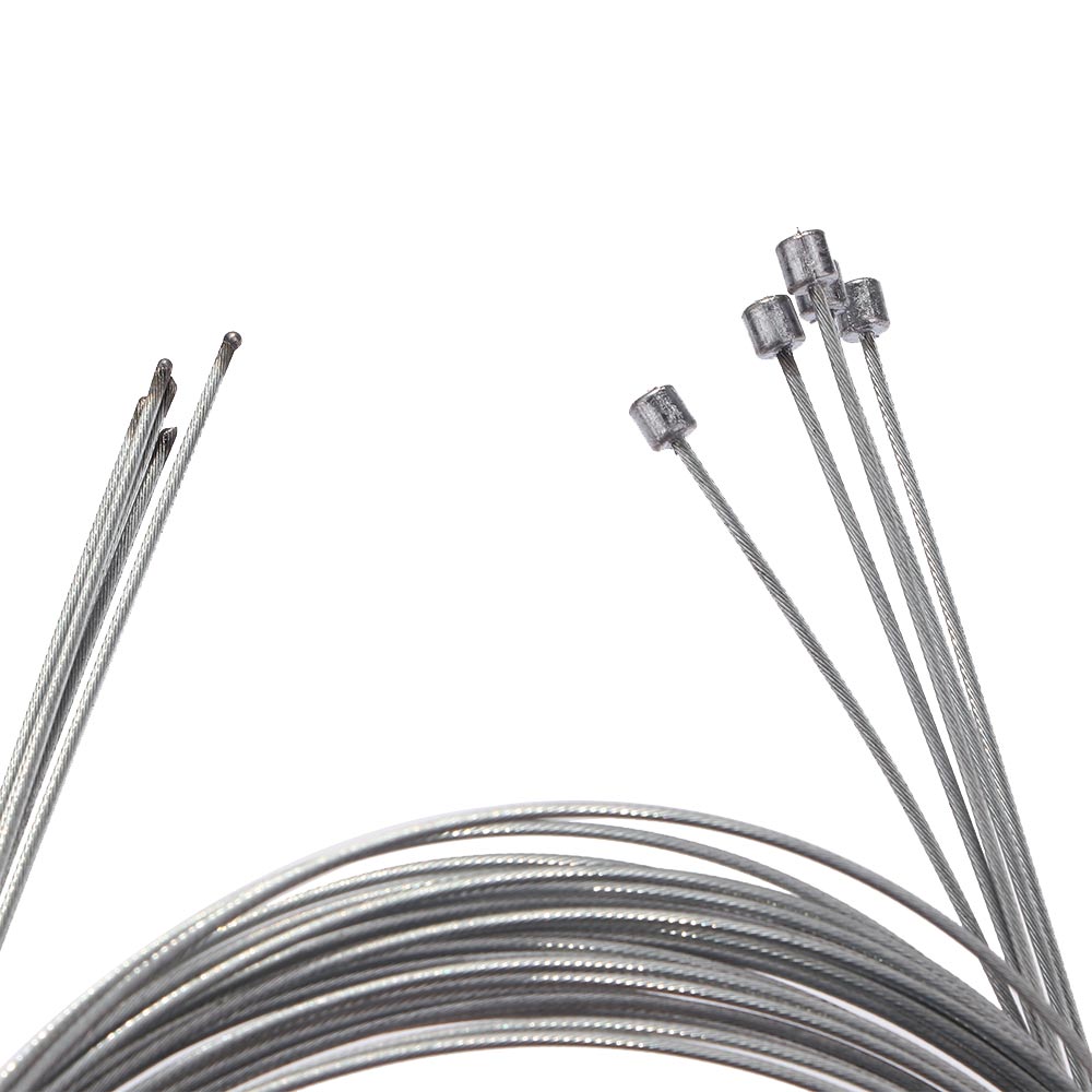 5PCS Bicycle Shift Cables Mountain Road Bike Shift Rear Inner Cable Stainless Steel Derailleur Gear Cable Wire Bike Accessories