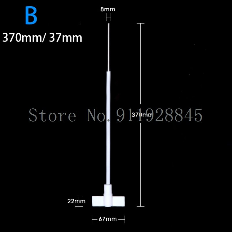 2 teile/los Labor PTFE Rühren Paddel Rührer Rühren Aalve Klinge Säure und Alkali Beständig Mond Kreuz Platte Typ F4 Mischen Bar