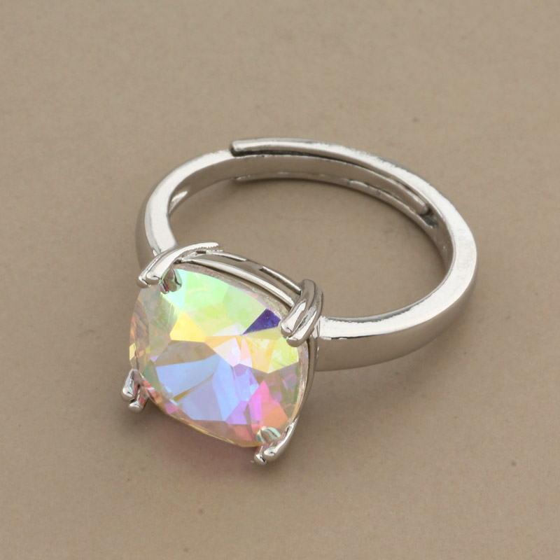 Anillos de lujo con forma cuadrada para mujer, joyería de clásico, joya para , anillo de boda, de joyería Vintage, 2022: Naranja