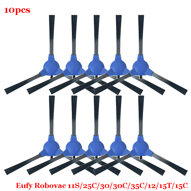 For Eufy Robovac 11S / 25C / 30 / 30C / 35C / 12 / 15T / 15C Slim Robot Vacuum Cleaner Parts Main Side Brush Cover Hepa Filter: black