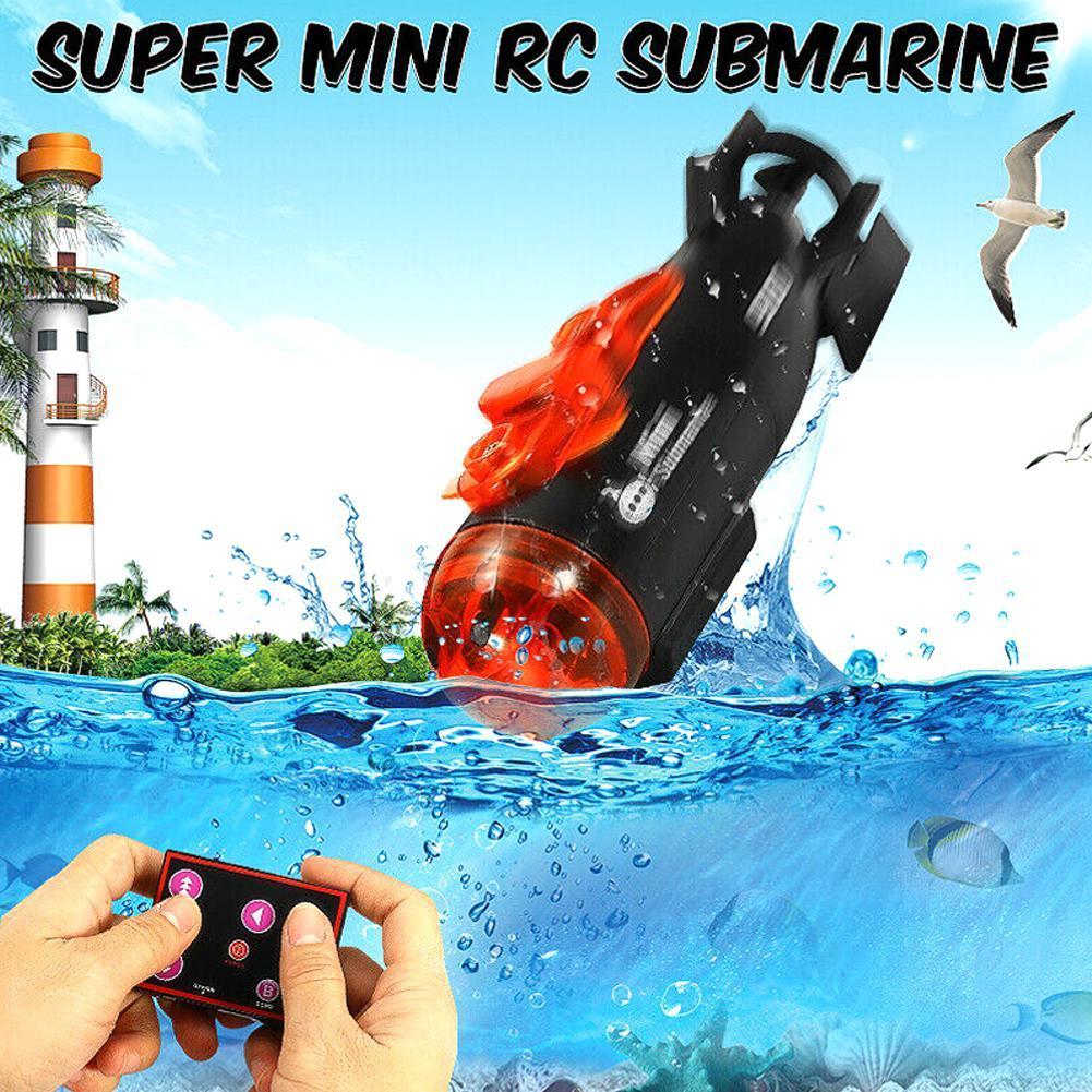 Mini Rc Submarine Speedboot Afstandsbediening Water Speelgoed Varken Drone Kinderen Model Mini Simulatie Afstandsbediening Speelgoed Boot C4W2