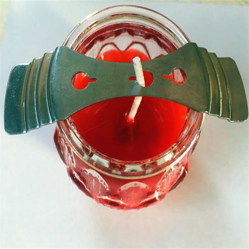 Support de mèches de bougie en métal, centrage de bougie, fournitures de fabrication de cire, support de fixation pour la fabrication de bougies